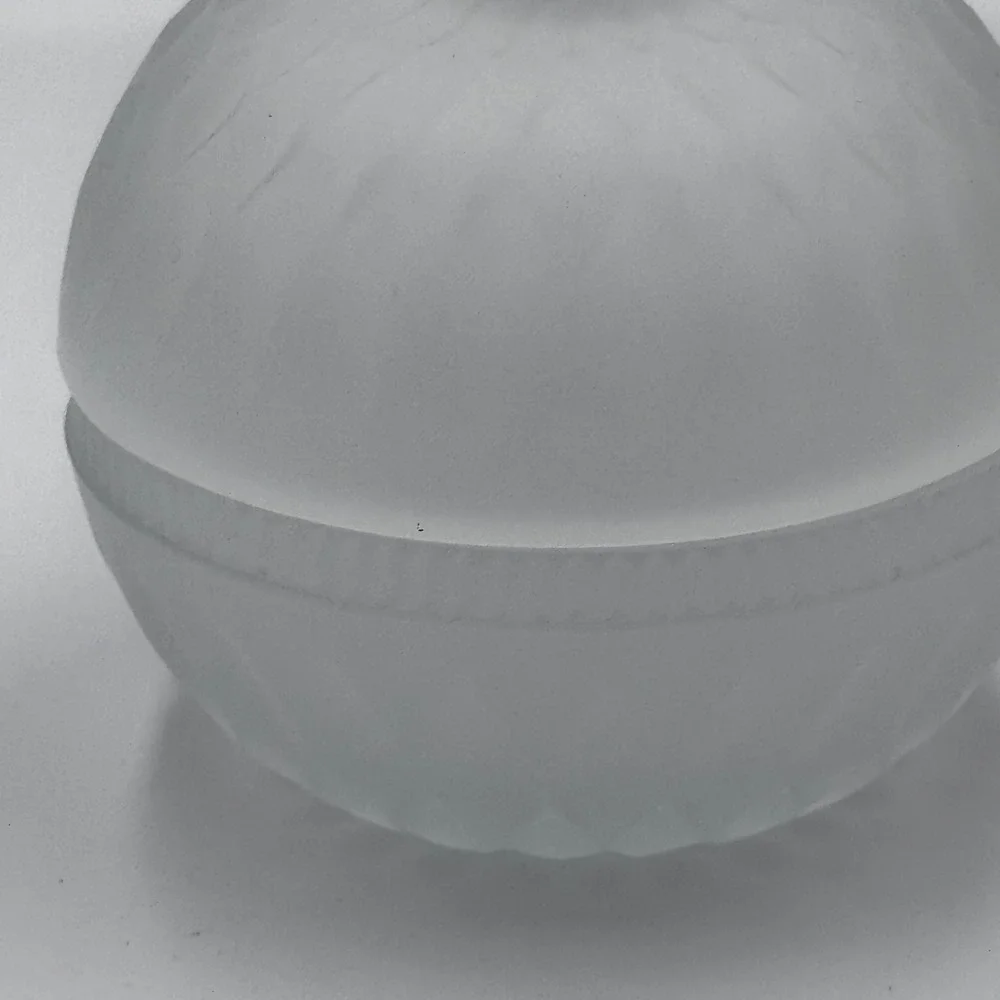 Indiana Glass Mt Vernon Lampe-Chandelle Frosted White Glass Candle Fairy Lamp